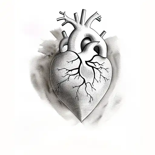 Heart Simbol And Foot In Watercolor With Two Names