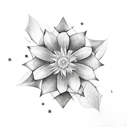 Star With Flower