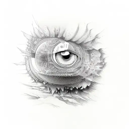 Nature With The Eyes On The Background