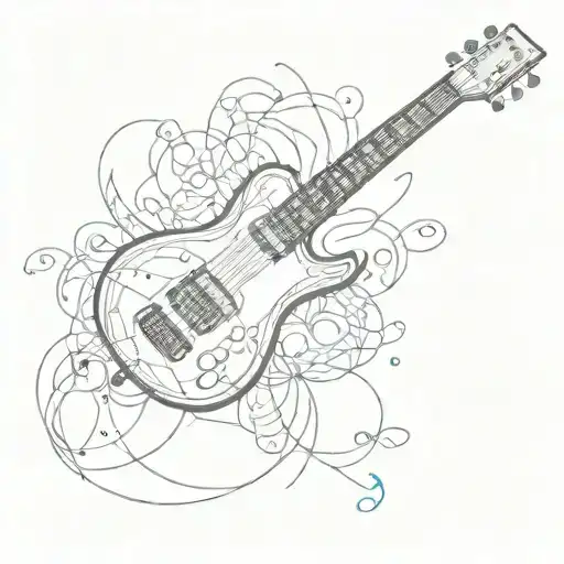 Incorporate Guitar Strings Into A Forearm Tattoo Design