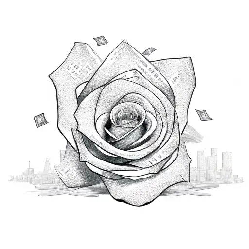 Walk To The Money Logo Rose