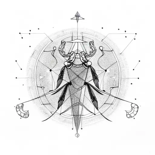 Bird And Scorpio Constellation