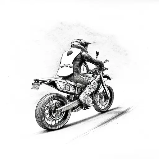 Motorcycle Space Dirt Bike