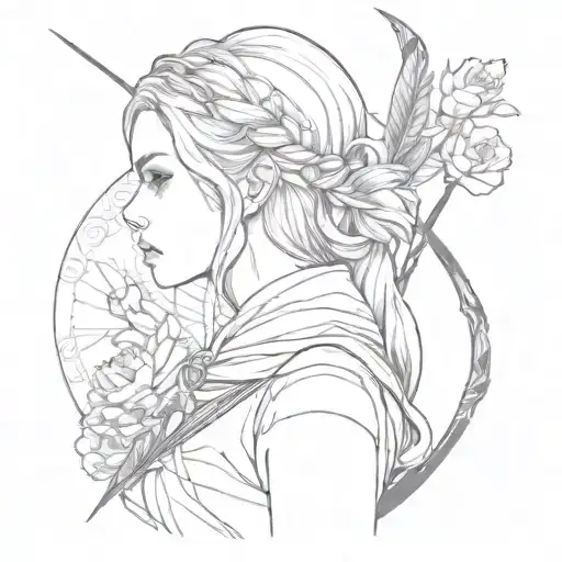 Aesthetic Arrow Sister