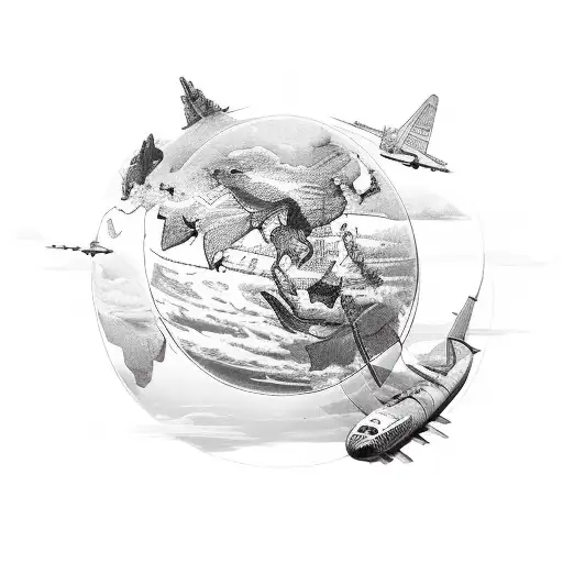 Travel Around The World With Different Means Of Transport