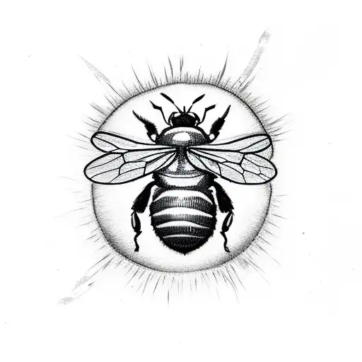 Bumble Bee Baby Footprint