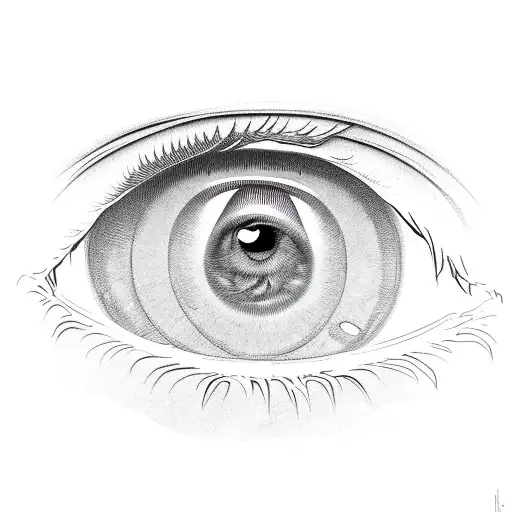 Two Children Inside Eye