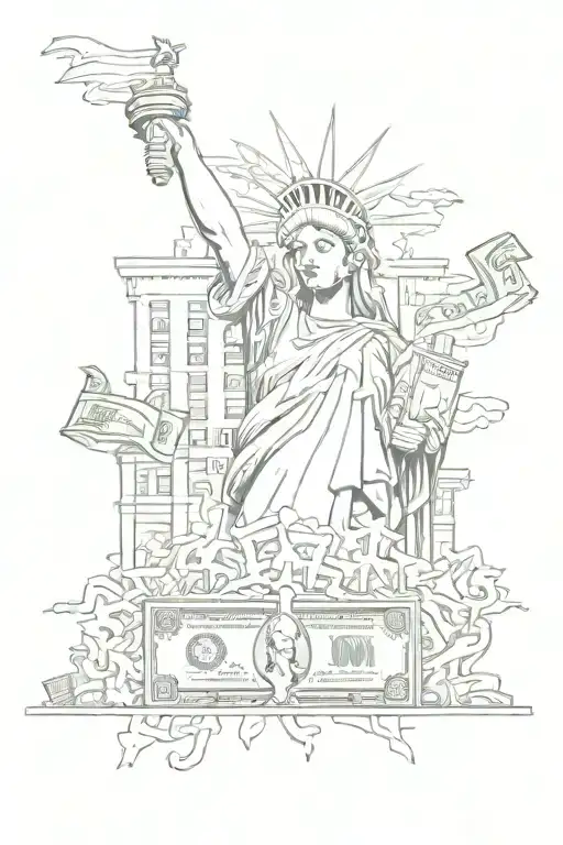 Graffiti Of Nyc And Colombia With Money