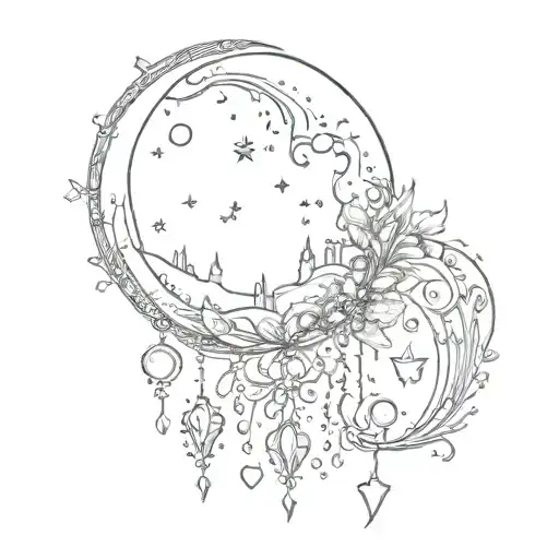 Enchanted Moon Sparkly