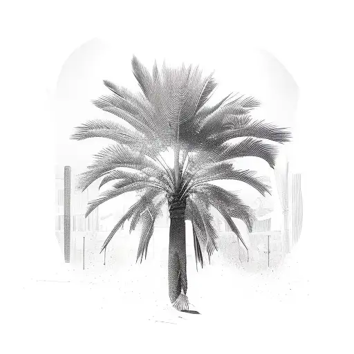 Palm Tree With Crutches