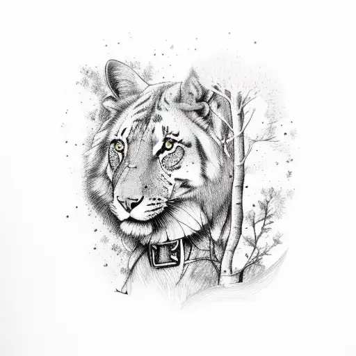 Animals With Irish And Trees