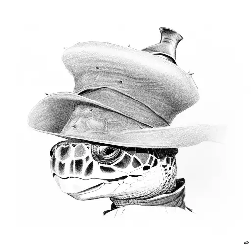 Turtle With Top Hat