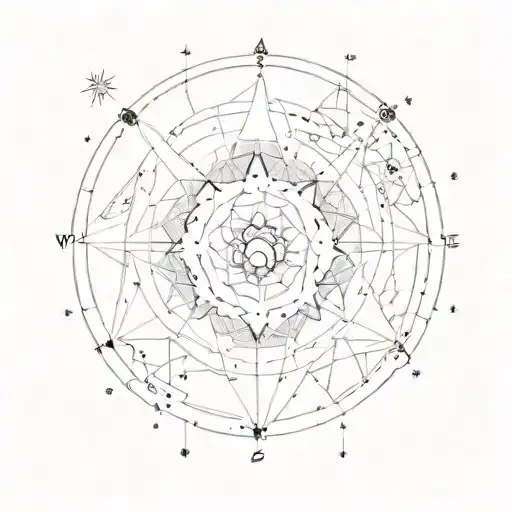 Astronomy Star Map Made Entirely Black Human Is Being