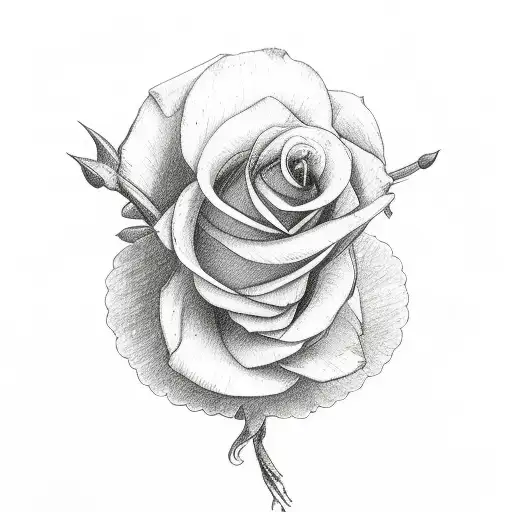 Flowers With Skeleton Hand