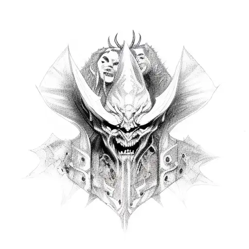 Demon Riding From Hell