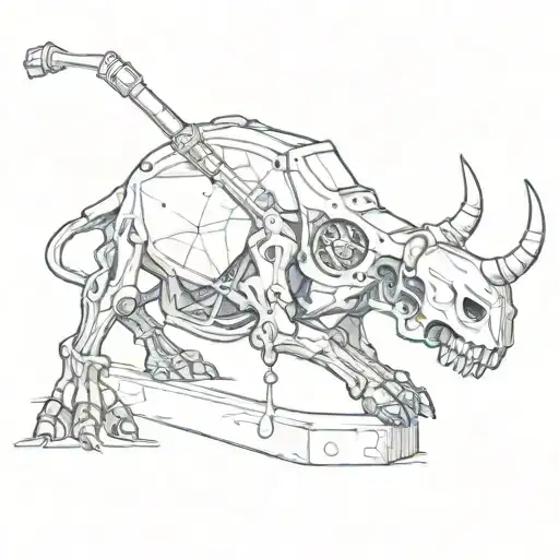 Skleton Drinking Red Bull