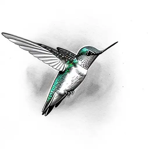 Hummingbird With Words