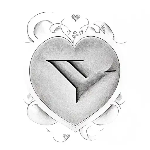 Initials Lrl Surrounded By A Heart With Date Of 10-6-23