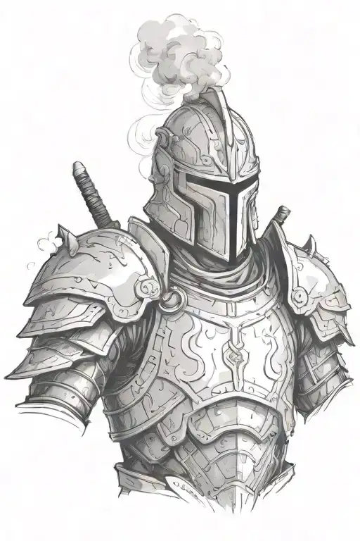 That Exaggerated And Dense Smoke Is Coming Out Of The Armor