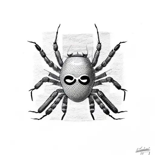 A Spider With A Number 11 At The Back