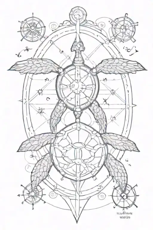 Wind Rose Diagram And Turtle