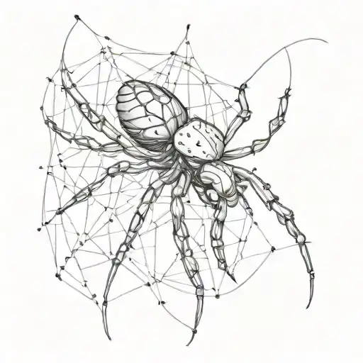 Golden Rod Weaver Spider