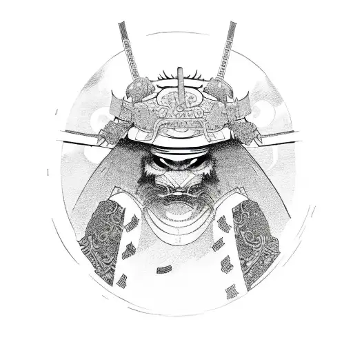 Samurai Under Red Moon