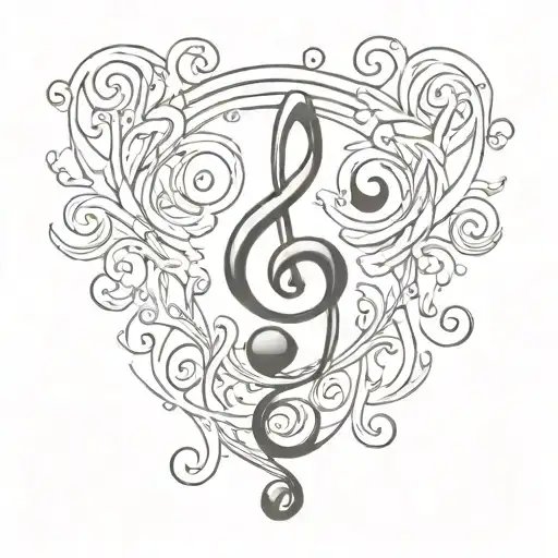 Dog Paw And Treble Clef