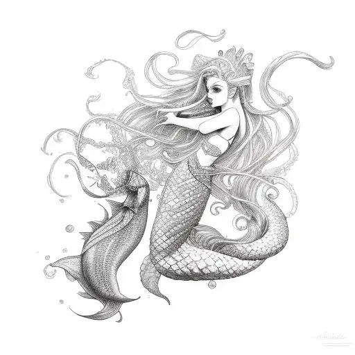 Austroanut With Mermaid