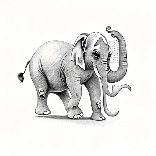 Vintage Circus Elephant