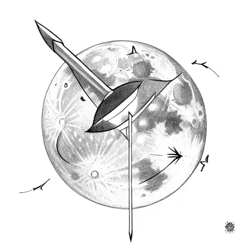 Arrow In Moon