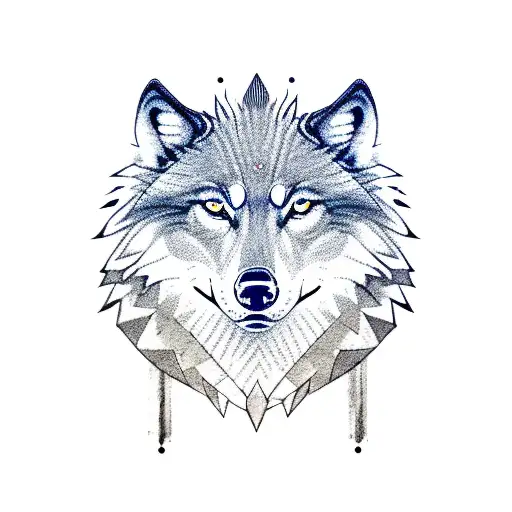 A Tamil Nadu-inspired Finance Symbol Incorporating A Wolf