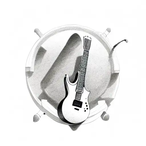 Rock Skilet With Guitar