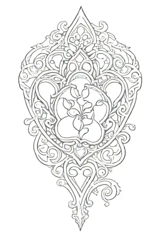 Western Paw Print Playing Card