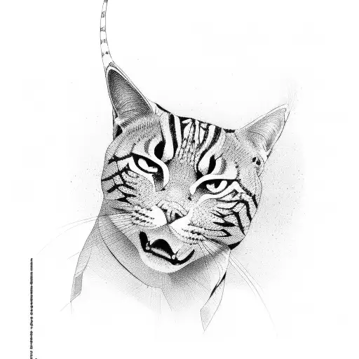 Straight Line With Three Lines On The End