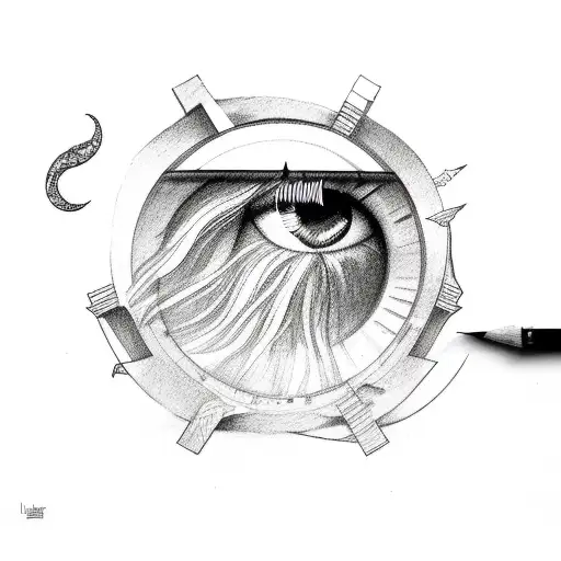 Leo And Sagitarius With A Person Eye And Travel