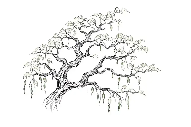 Willow Tree Intertwining