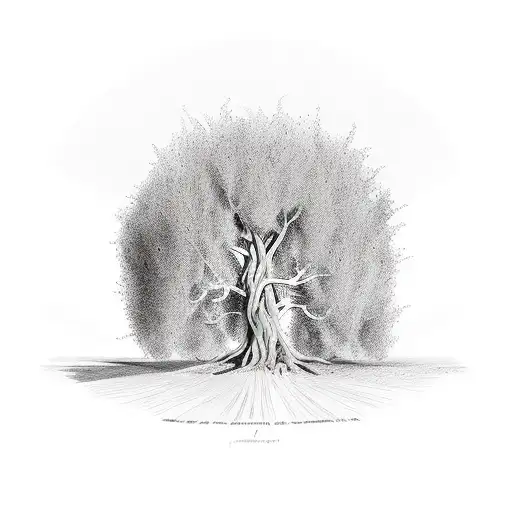 Name Of Maria And Rony With Olive Tree