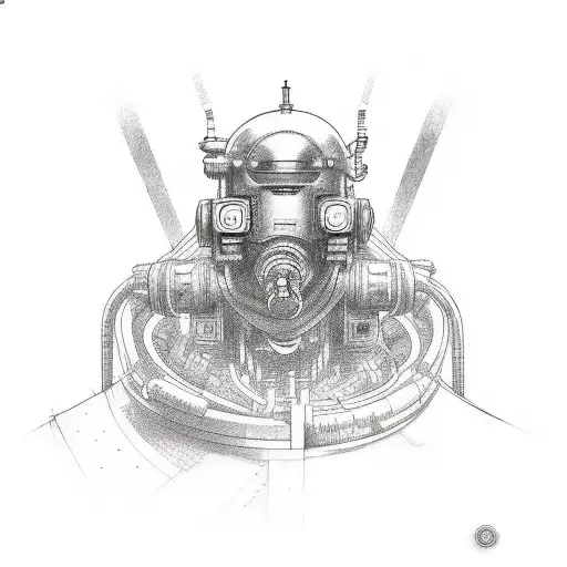 Concept Design Tattoo Cyberpunk With Akira Reference