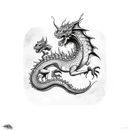 A Young Boy With Dragon