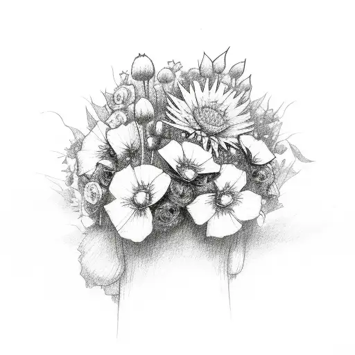 Car With Flowers Growing Out Of It