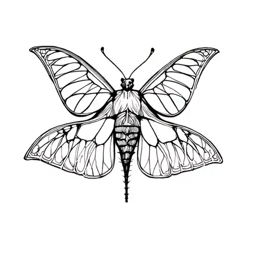 Flower Of Life Luna Moth