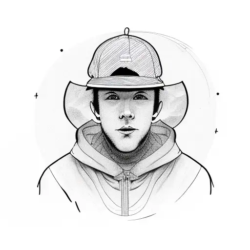 Man Bassist Backwards Cap Moon