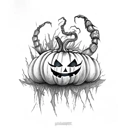 Phoenix Scorpio Halloween Pumpkin