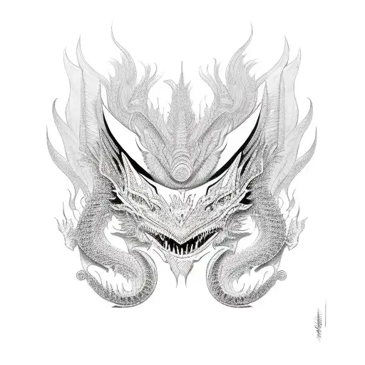 A Sleek And Modern Car Transformed Into A Dragon With Intricate Scales