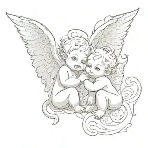 Angel And Devil Babies