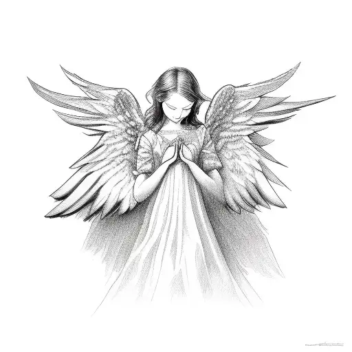 Angel With Cut Wings