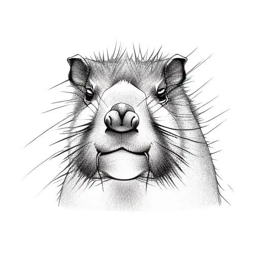 A Capybara In A Hawaiian Shirt