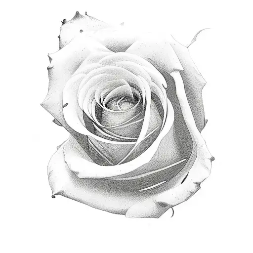 Female Silhouette With Roses