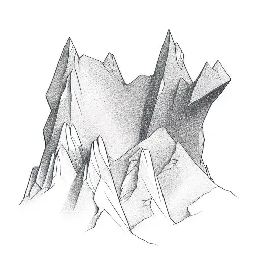 Minimalistic Mountain